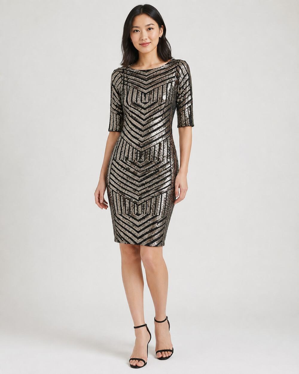 NWT Bobbi + Bricka Sequin Party Cocktail Dress Size 6 Petite